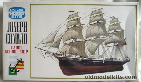 Life-Like 1/88 Joseph Conrad Cadet School Ship, 09215 plastic model kit